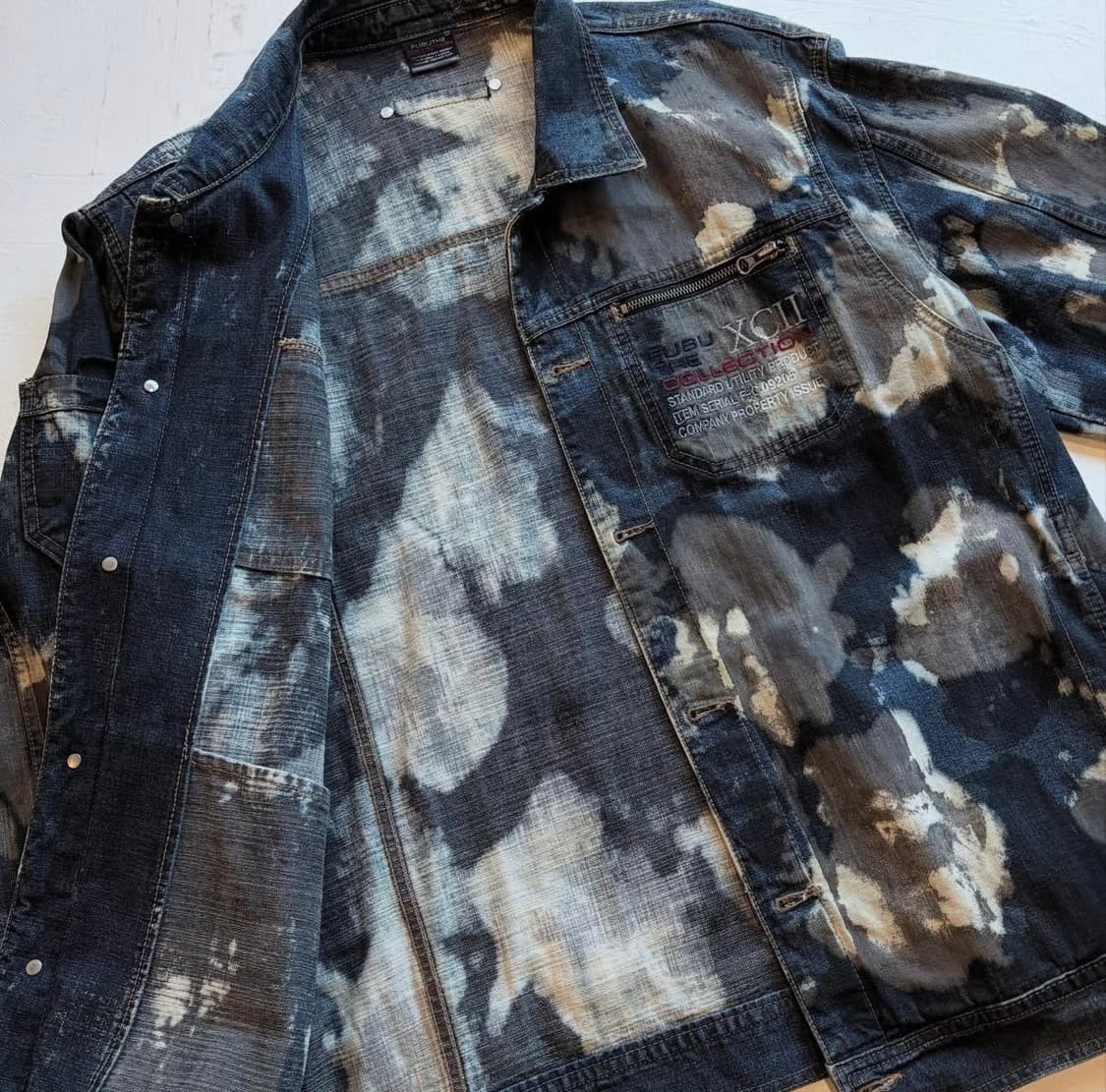 후부 타이다이 워시드 데님자켓 상품이미지4