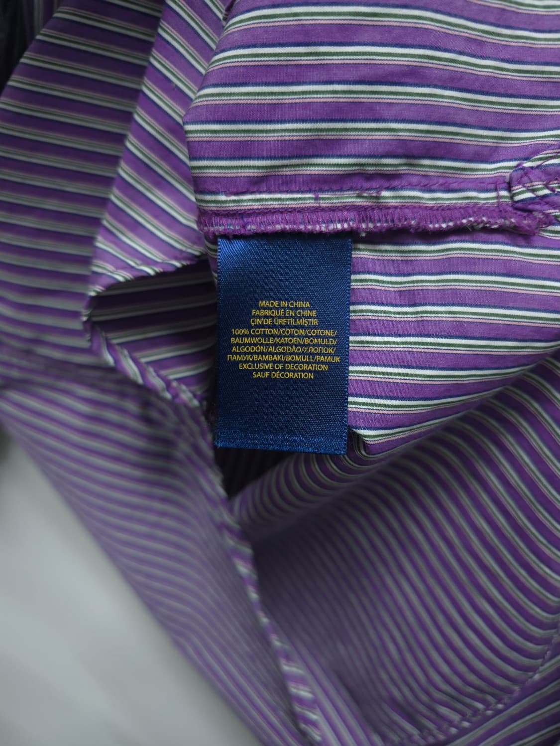 폴로 플리츠 스트라이프 셔츠 ( 여성 55 ) 상품이미지10