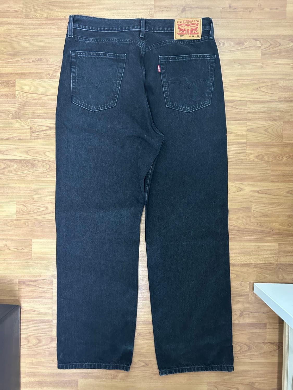 리바이스 565 블랙 34 상품이미지3