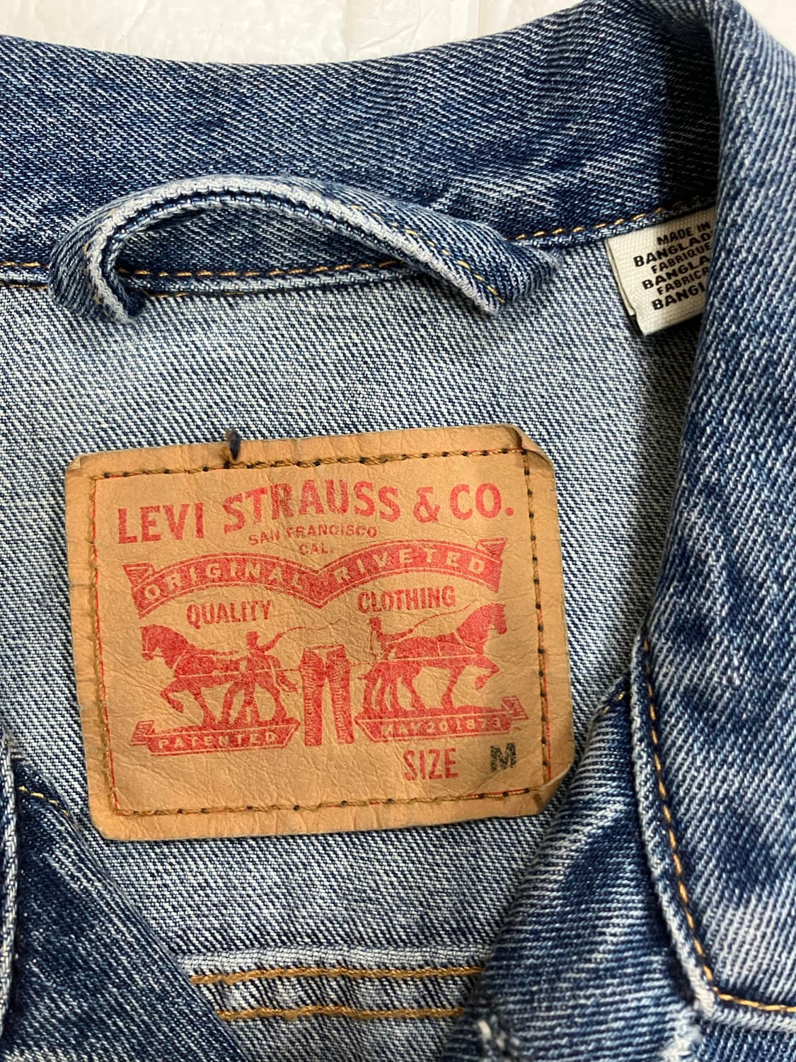 리바이스 데님자켓 청자켓 M 상품이미지4