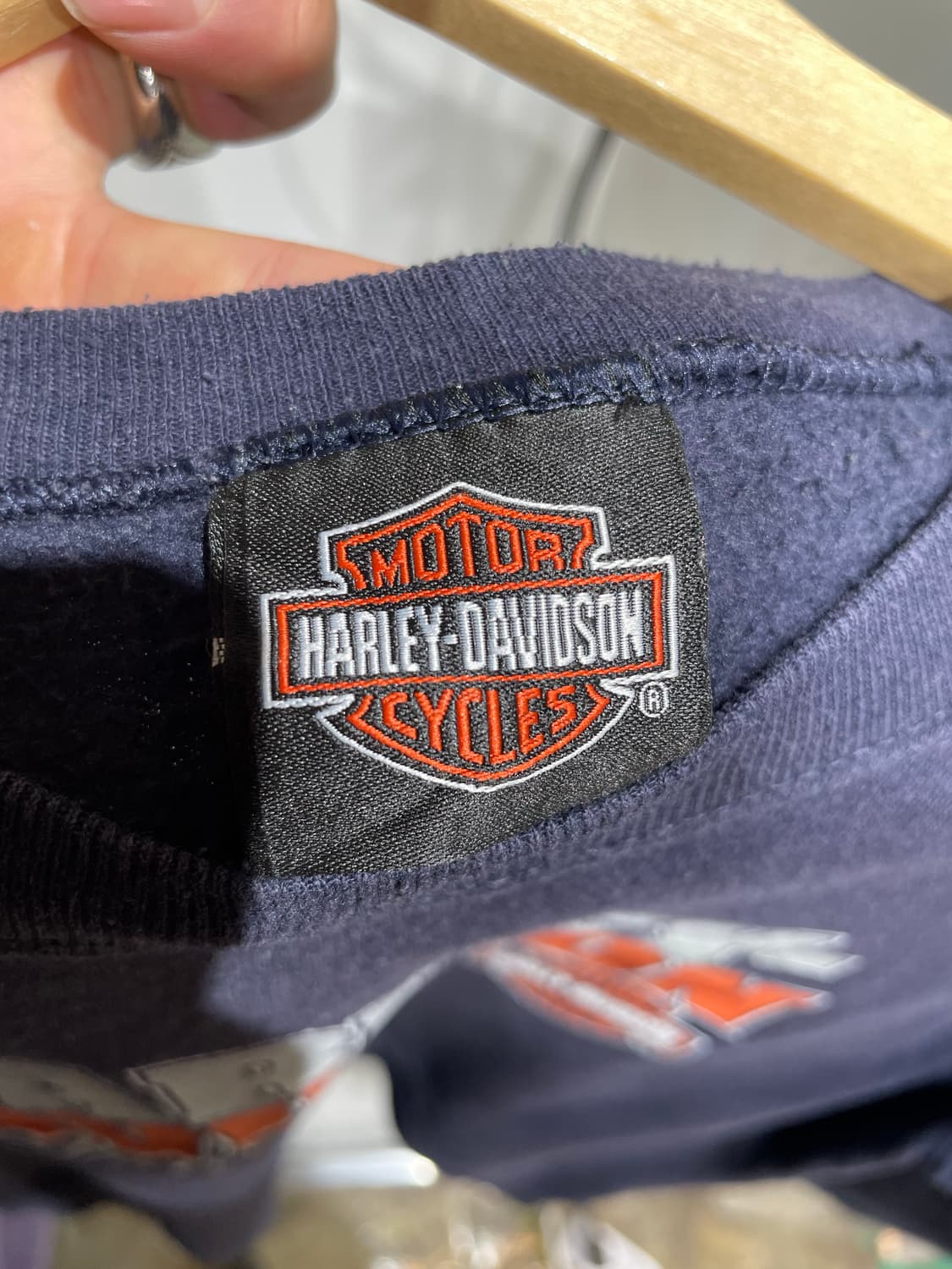 할리데이비슨 빅로고 맨투맨 상품이미지4