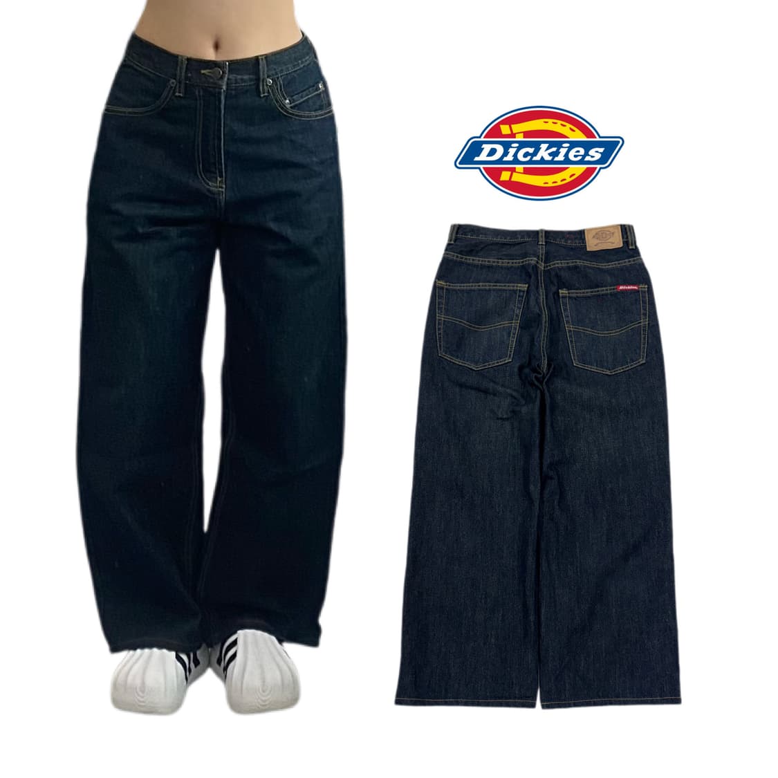 디키즈 올드스쿨 와이드 데님팬츠 상품이미지1
