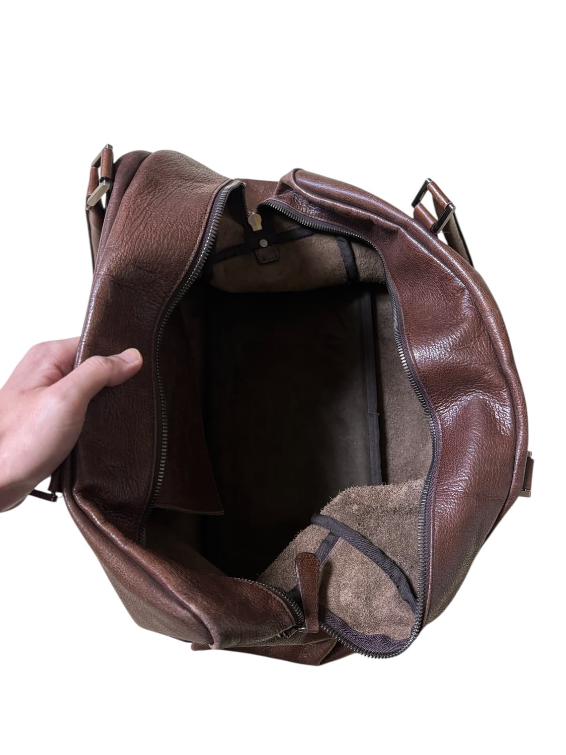 Vintage leather carry bag 상품이미지6