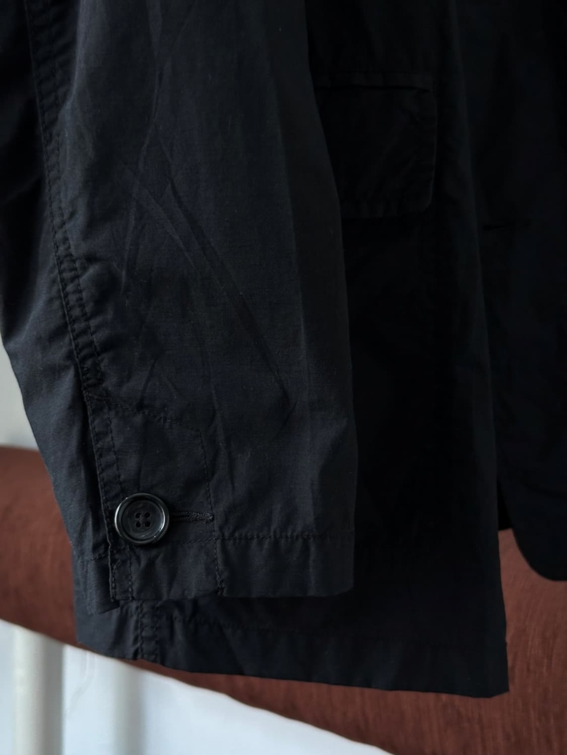 Washed cotton nylon 3B tailored jacket 상품이미지7
