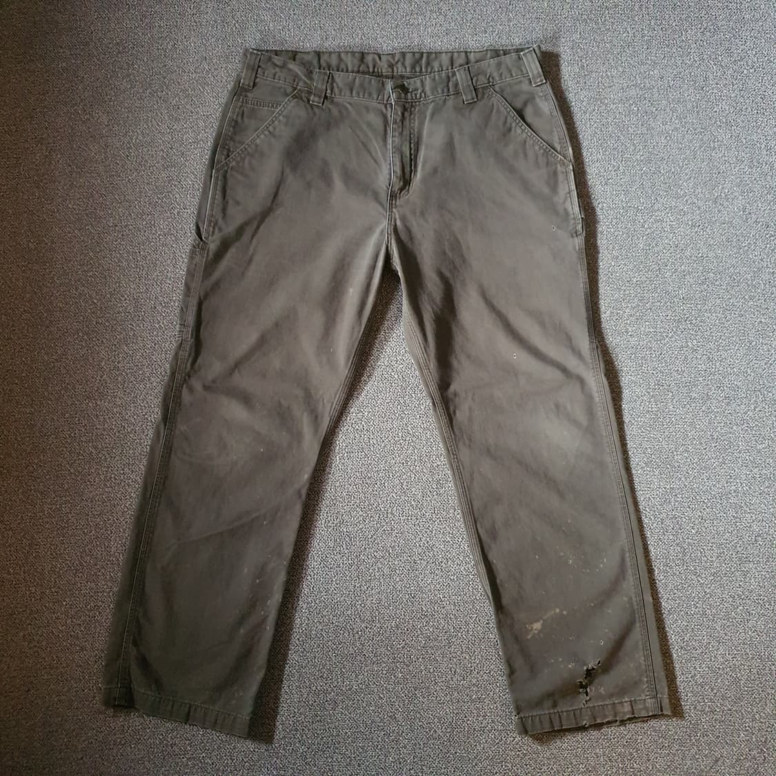 칼하트B324 워시드 트윌 던가리 워크 팬츠 no.81 상품이미지2