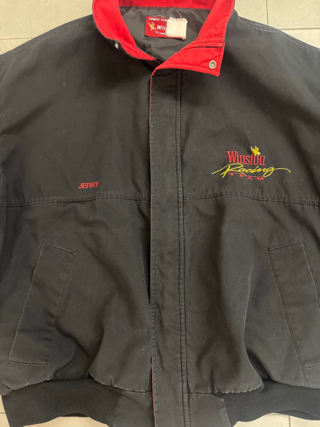 90’s Swingster winston 레이싱팀 봄버 자켓 XL 상품이미지3
