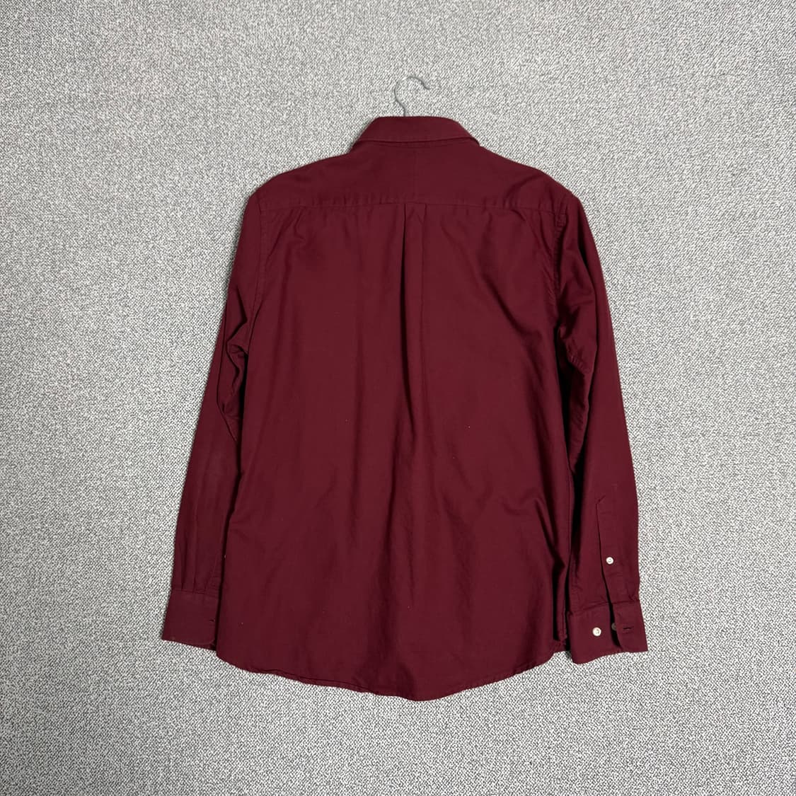 폴로 긴팔 셔츠 남방 버건디 XL 슬림핏 상품이미지2
