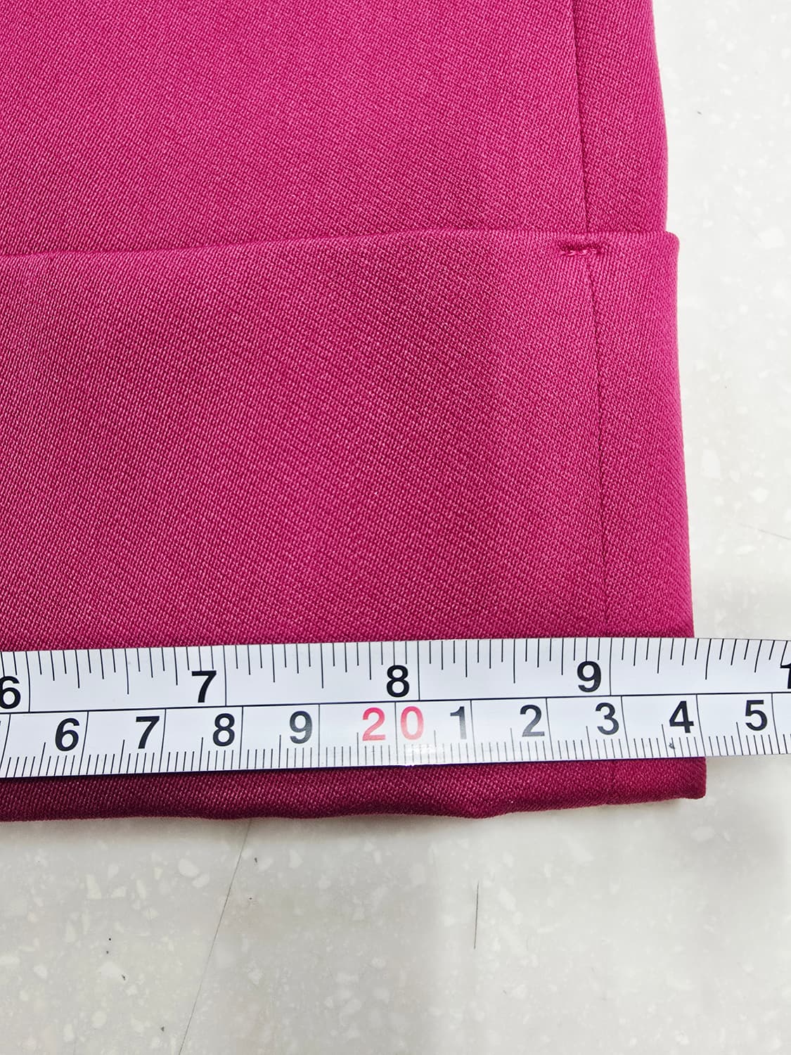 미샤 자주색 롤업 와이드 팬츠 상품이미지6