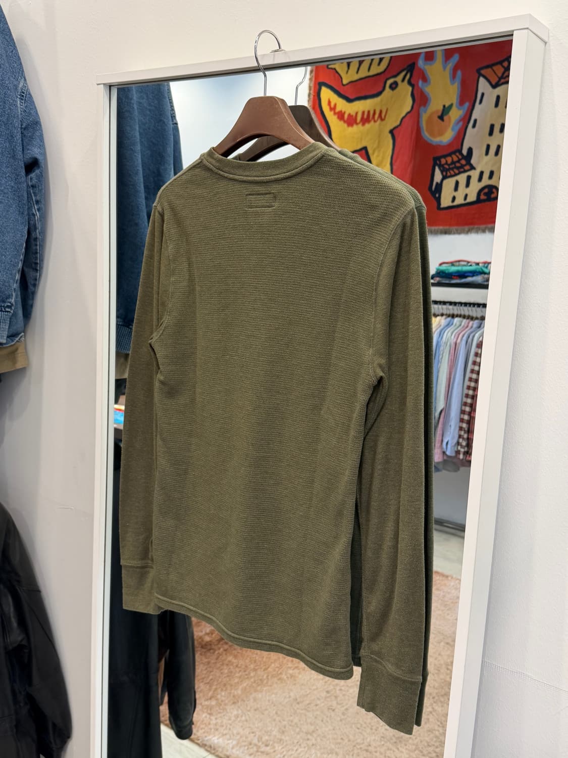 Polo ralph lauren 폴로 랄프로렌 써멀 와플 롱슬리브 상품이미지4