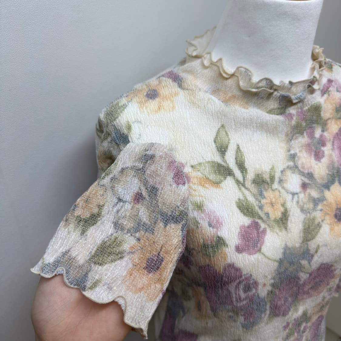 소매가 7부인 티셔츠 상품이미지2