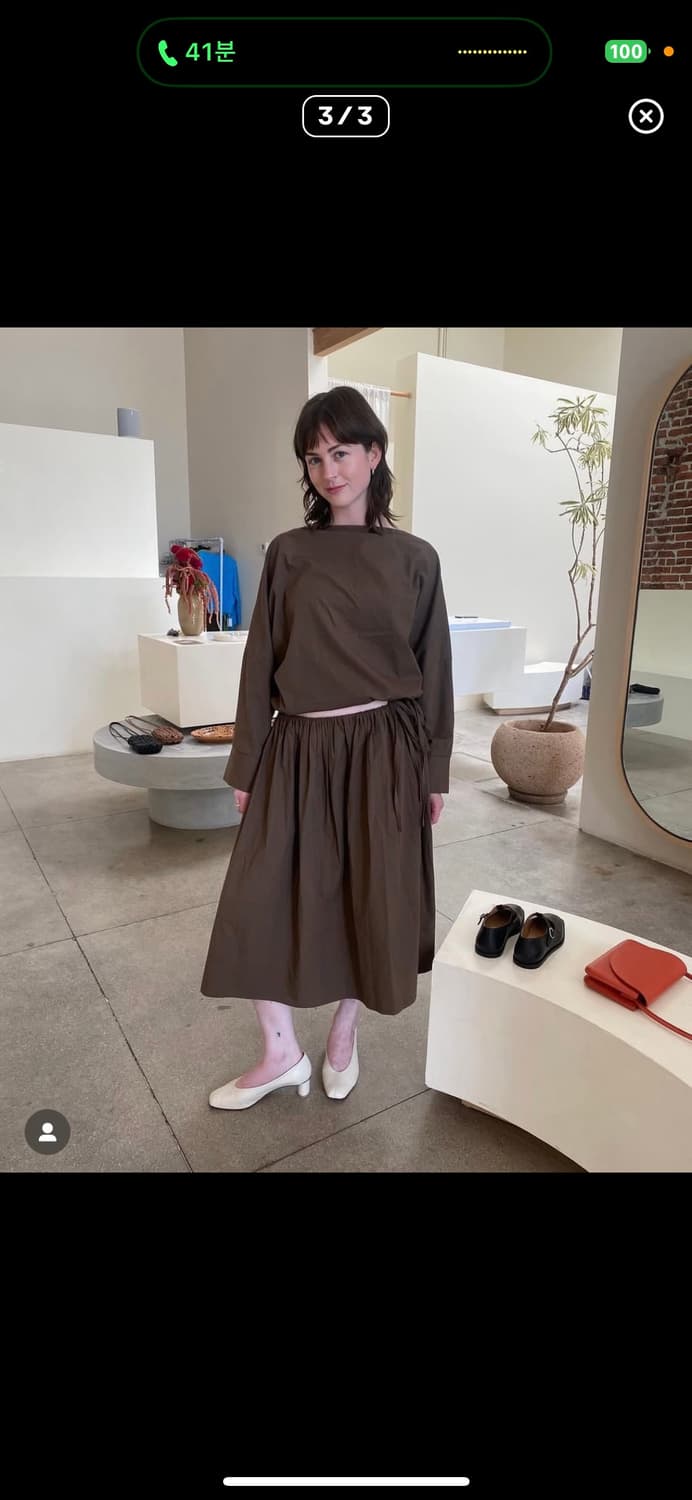 Brooke callahan tie skirt 상품이미지3