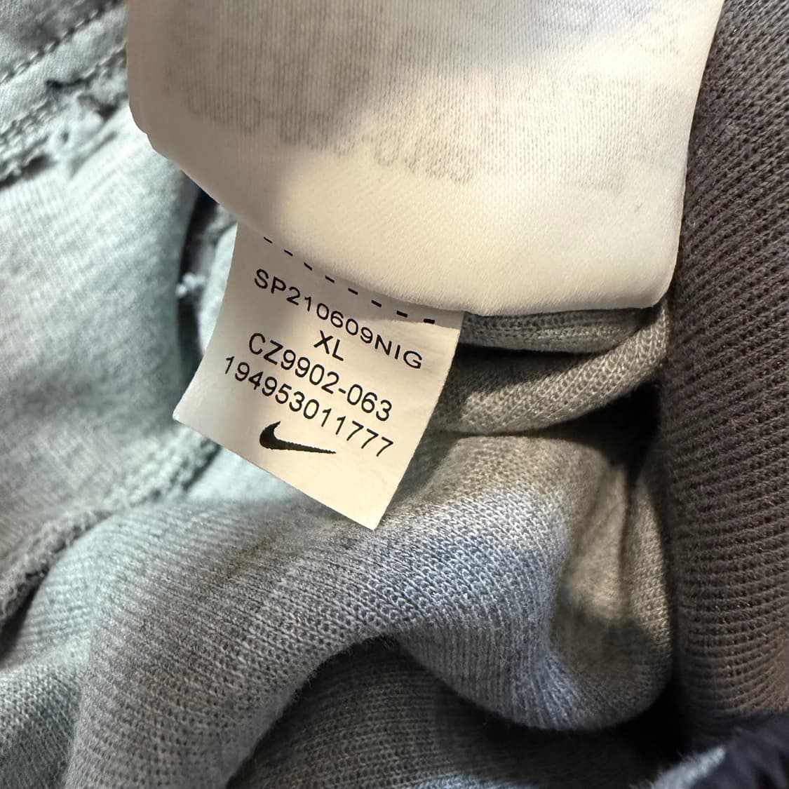 Nike 테크 플리스 컬러블록 조거 팬츠 상품이미지4