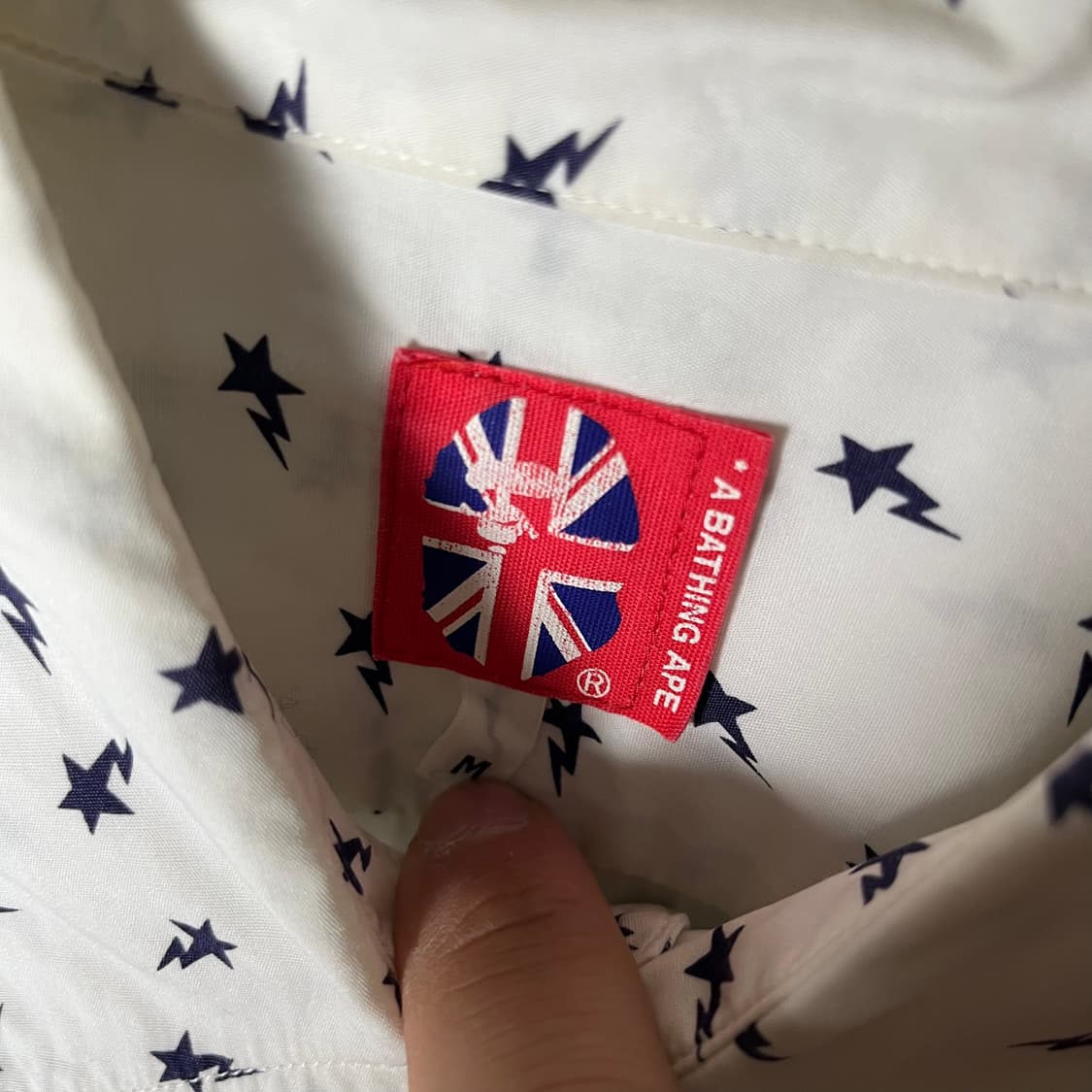 [Bape] 00's 베이프 A Bathing Ape 썬더도트 셔츠 상품이미지5