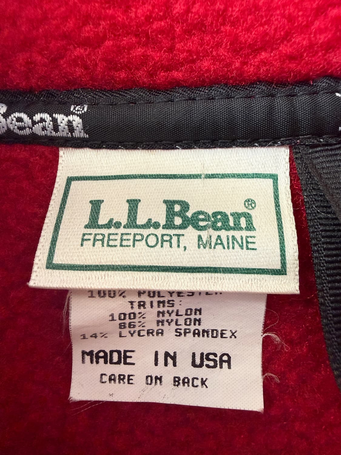 USA made🇺🇸 L.L.Bean fleece jacket XL 상품이미지3