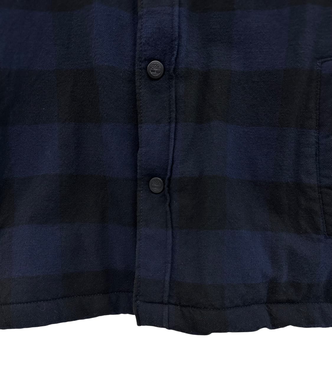 팀버랜드 기모 체크셔츠 네이비&블랙 (L) 상품이미지5