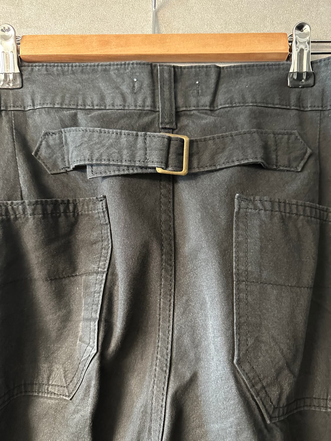 아르반 스탠다드 사이드 포켓 워시드 팬츠 블랙 4사이즈(32) 상품이미지7