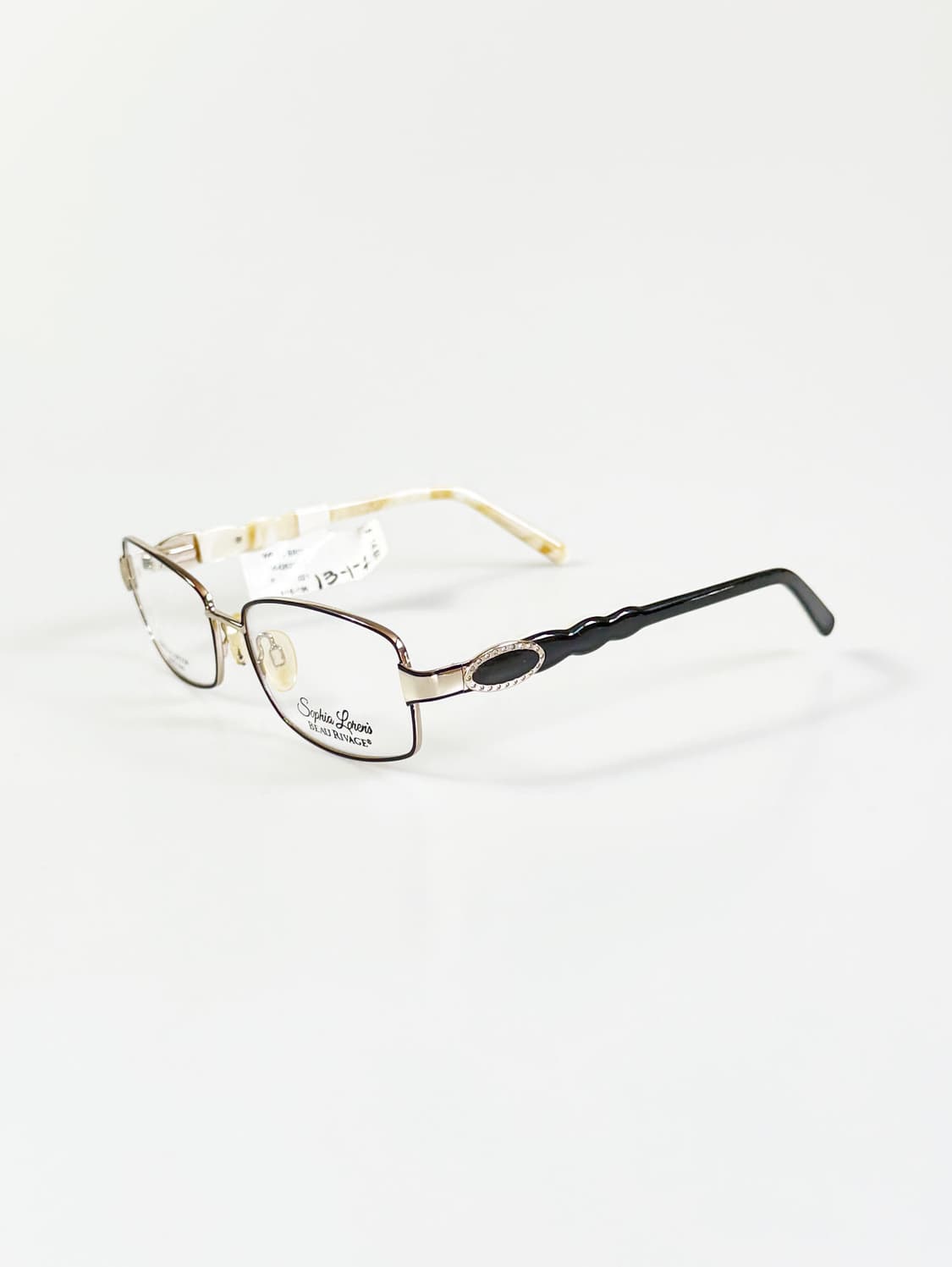 SOPHIA LOREN 슬림 스퀘어 메탈 프레임 빈티지 안경 상품이미지3