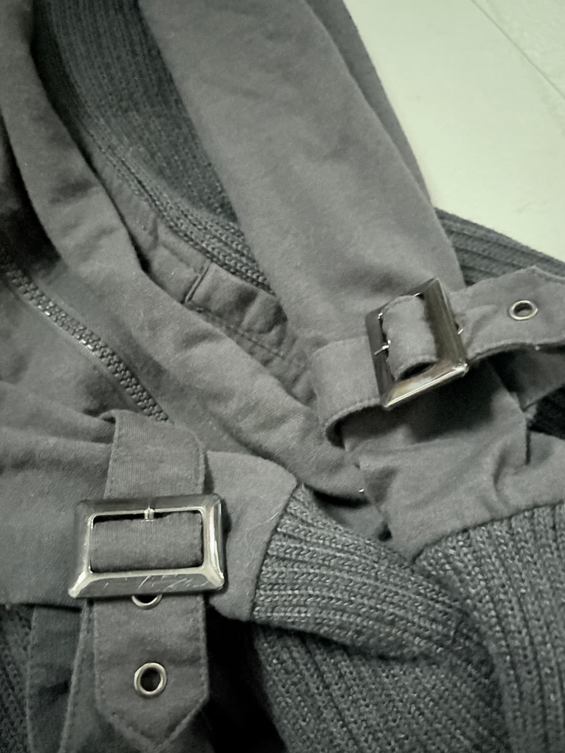 • charcoal gray pocket two-way zipup 상품이미지7