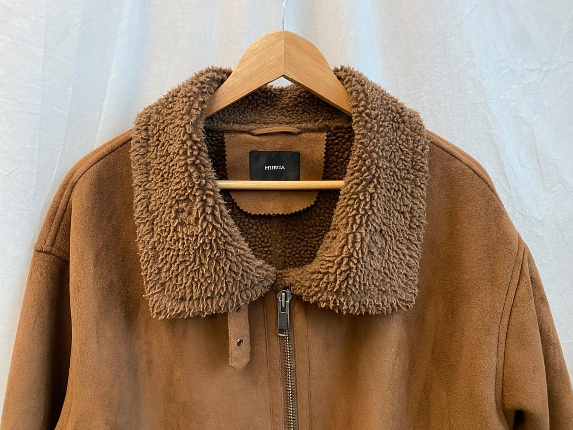 MURUA 브라운 스웨이드 무스탕  상품이미지4