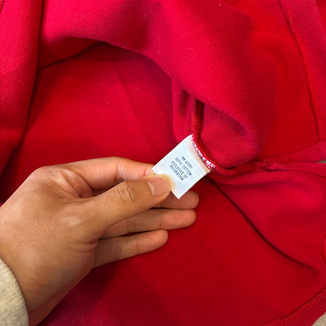 폴로 정품 레드 반집업 니트 상품이미지7