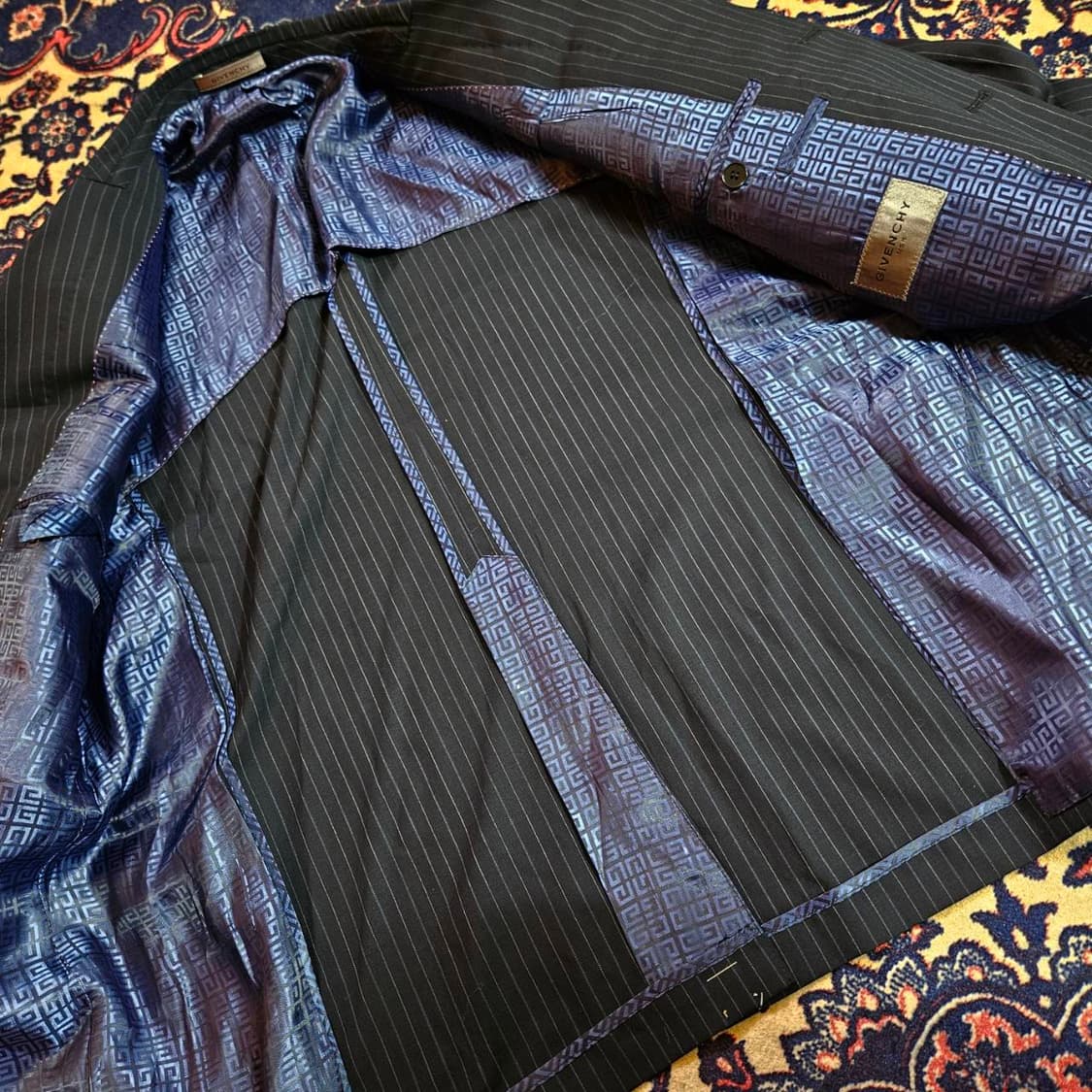 (미사용) 지방시(GYVENCHY) 스트라이프 3버튼 블레이져
 상품이미지4