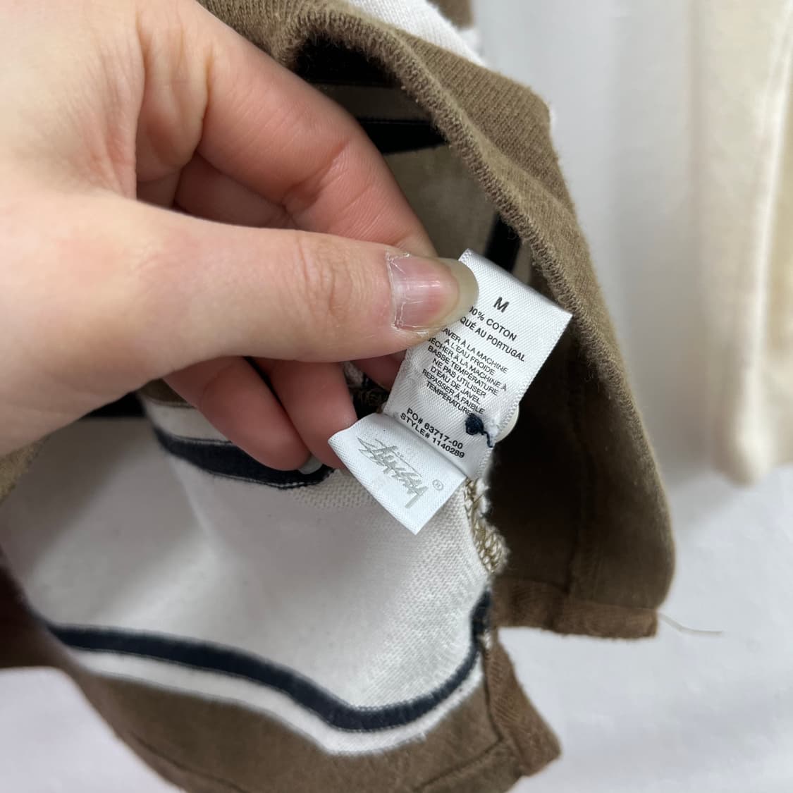 스투시 스트라이프 럭비티 상품이미지4