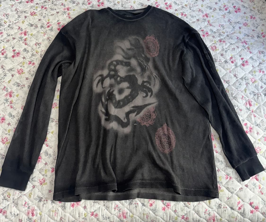 트레비스 스캇 내한 롱슬리브 머천 s 상품이미지1