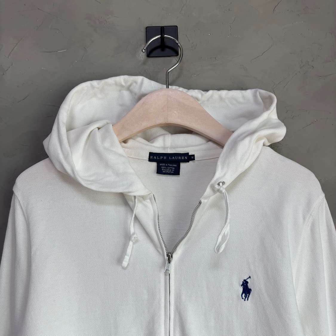 폴로 랄프로렌 후드집업 화이트 상품이미지2
