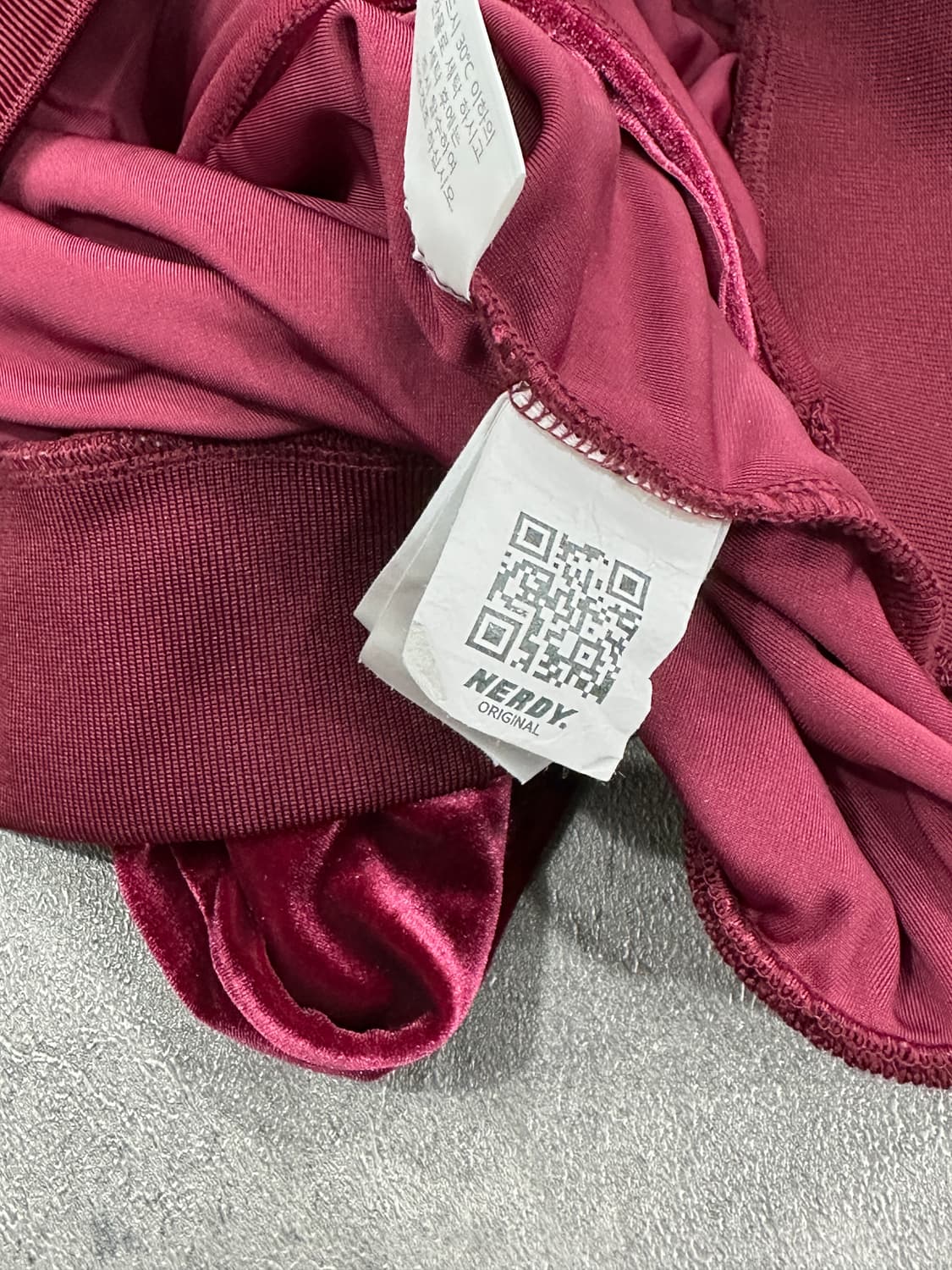 널디 벨벳 트랙 집업 상품이미지5