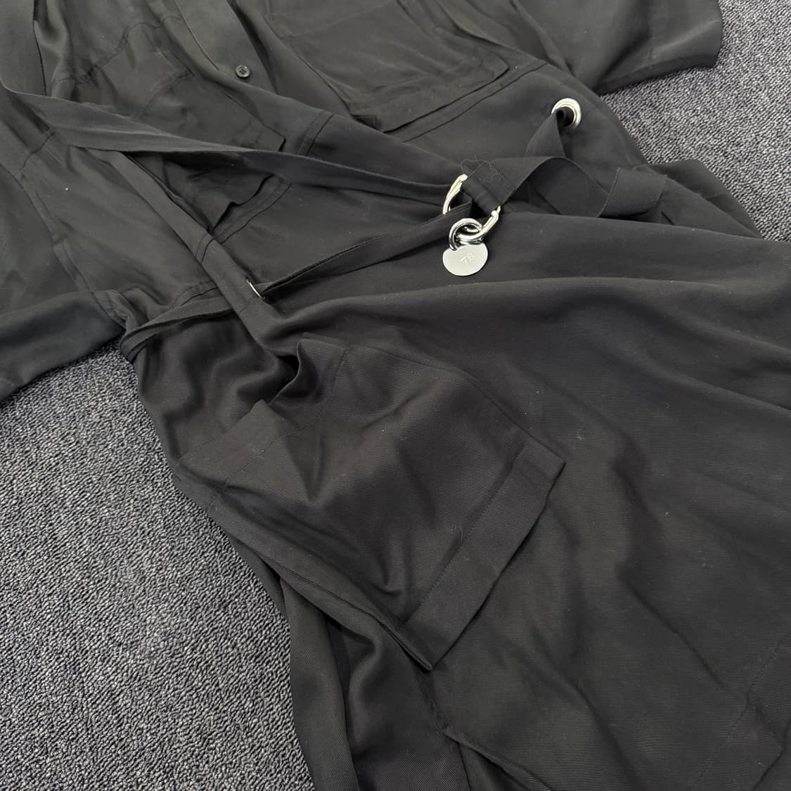 디젤 밸트링 디테일 셔츠 원피스  상품이미지4