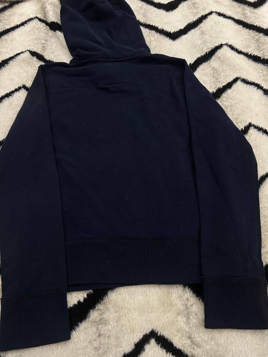 [실측XS]아베크롬비 스펠아웃 후드/네이비/기모 상품이미지4