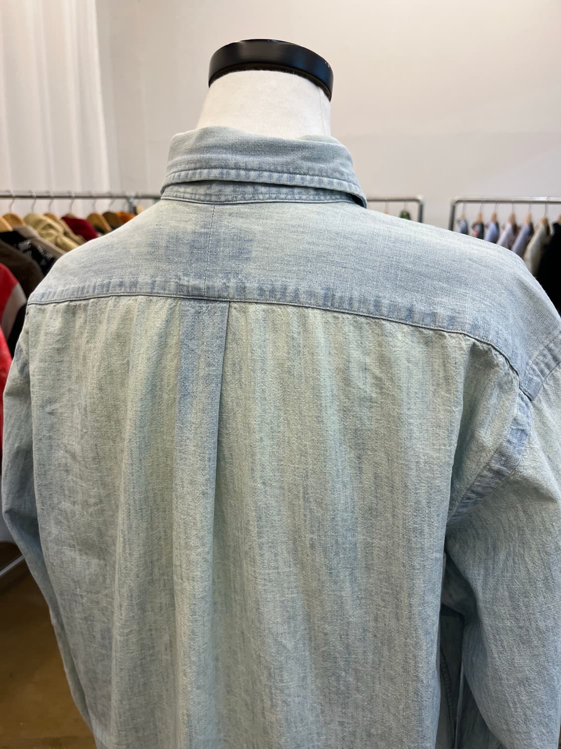폴로 랄프 로렌 클래식핏 데님 셔츠 상품이미지6