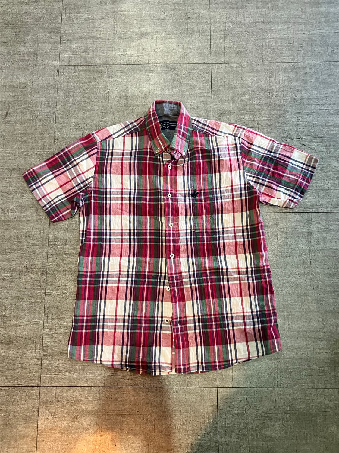 일본빈티지 Beverly 올드스쿨아메카지 혁오풍 반팔셔츠 상품이미지1