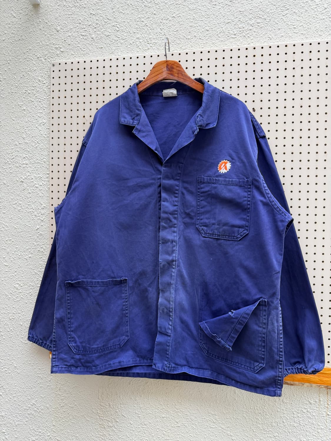 DISTRESSED FADED NAVY ITALIAN 빈티지프렌치워크자켓 상품이미지5