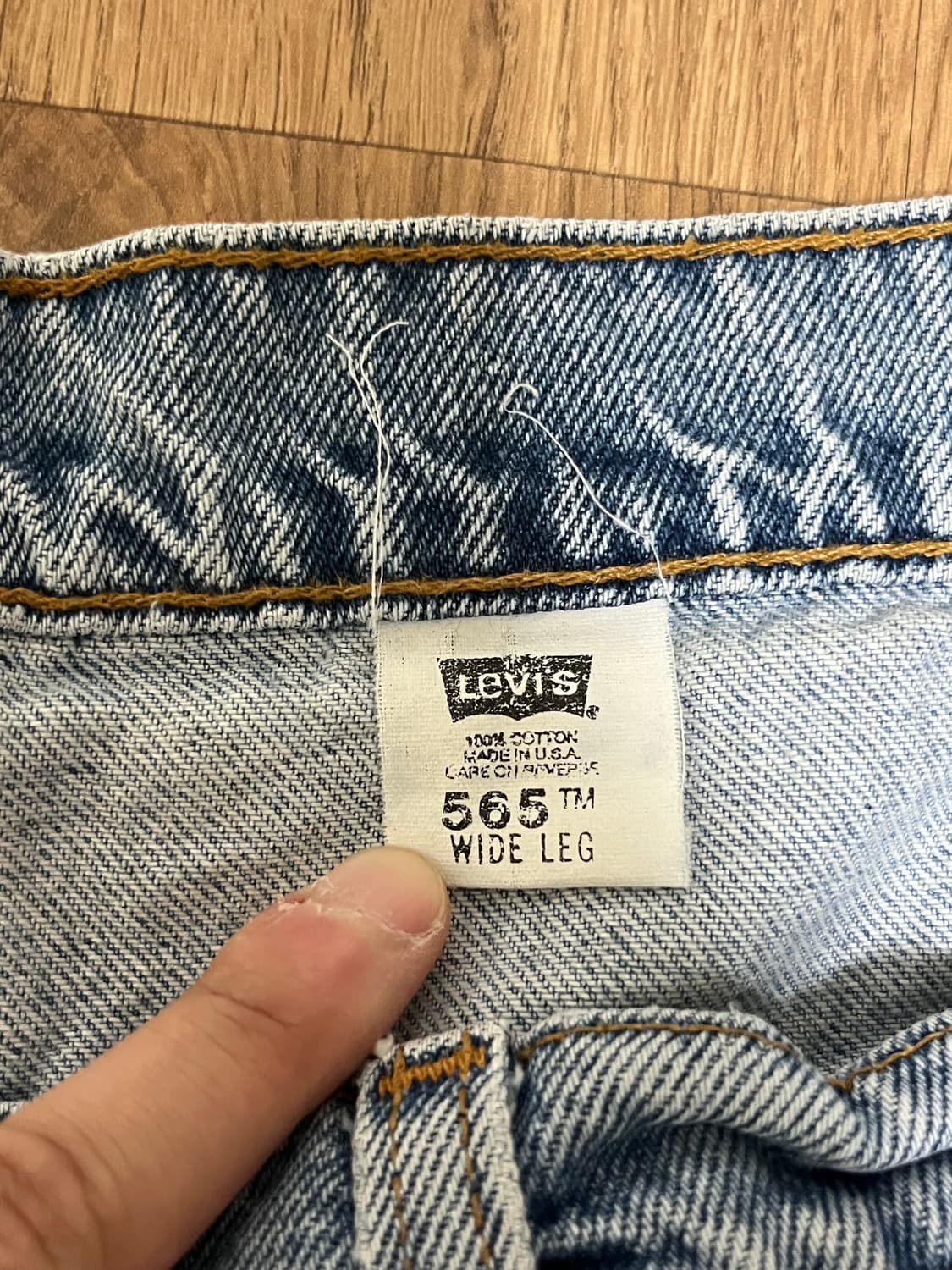 90s 리바이스 565 반바지 36사이즈 made in usa 상품이미지3