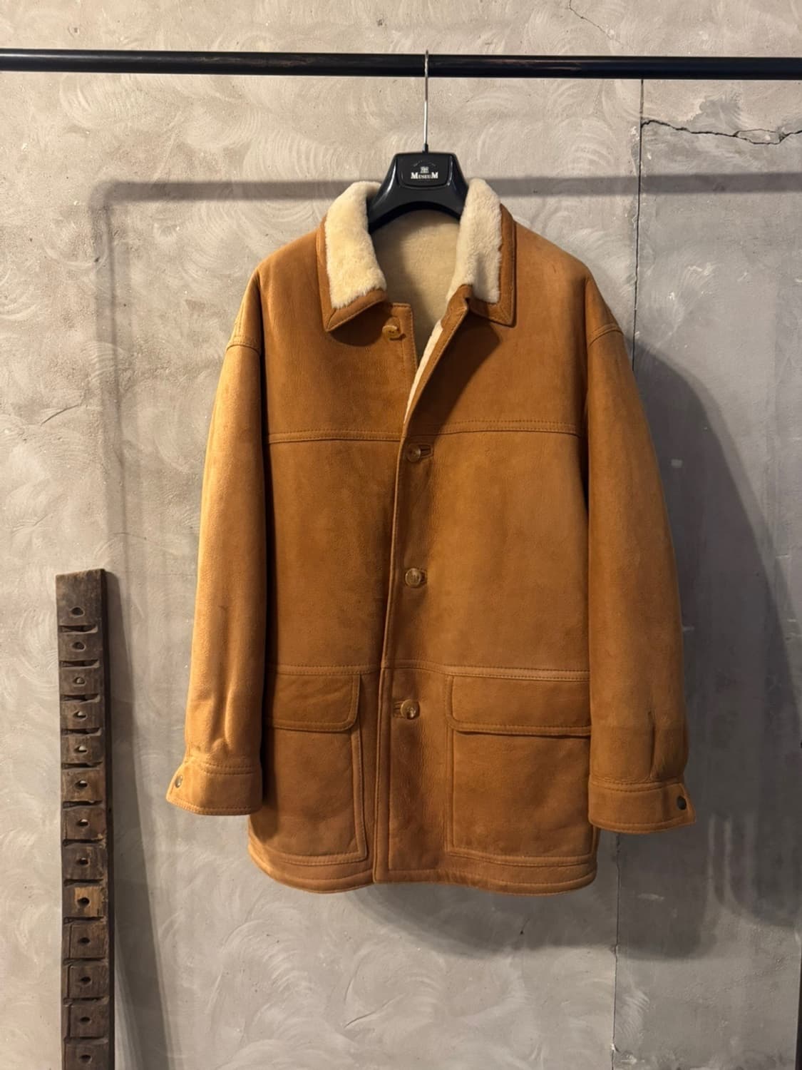 Sawyer of Napa 스웨이드 시어링 레더 카코트 105 상품이미지1