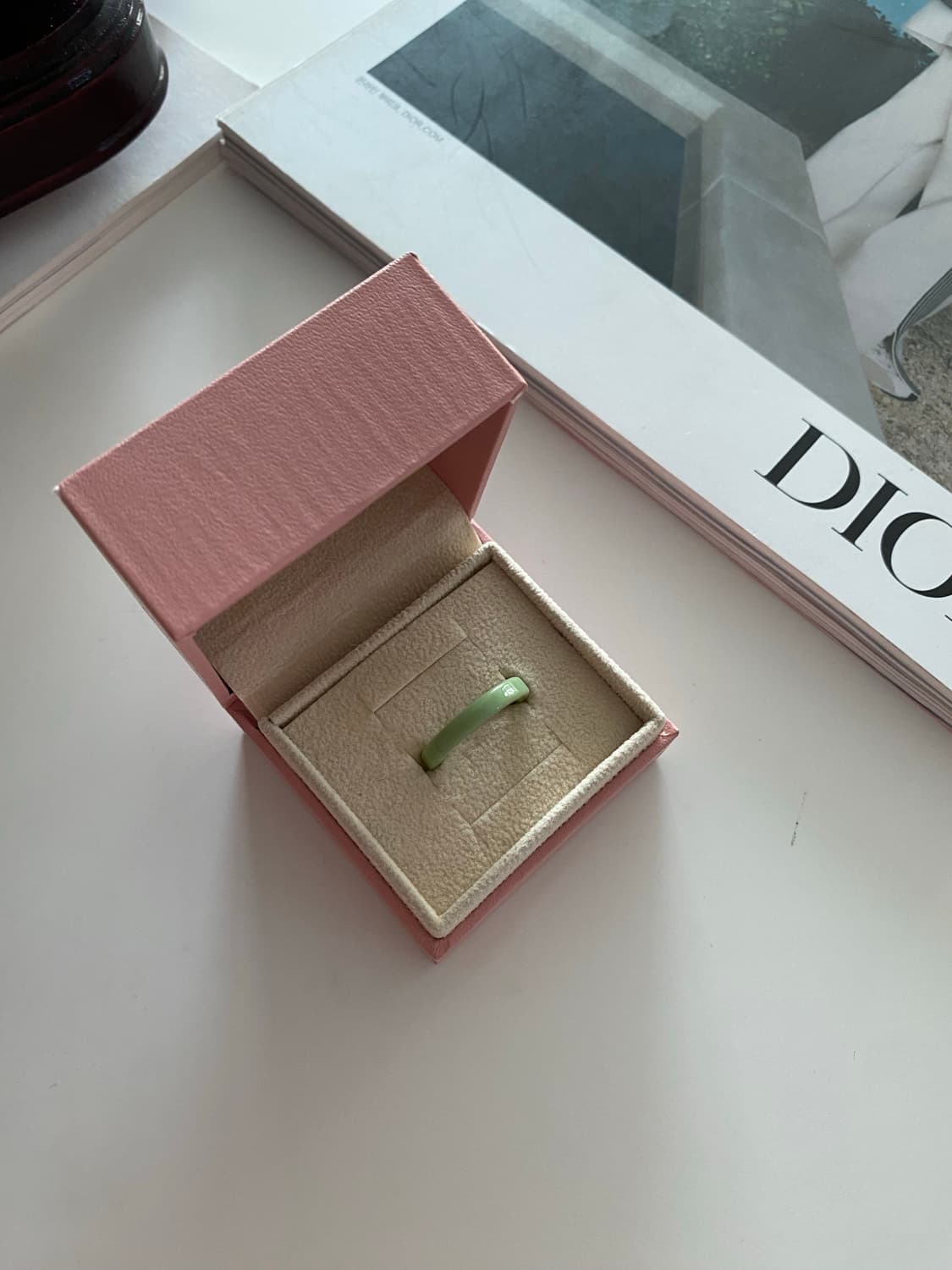 빈티지 그린 반지 상품이미지2