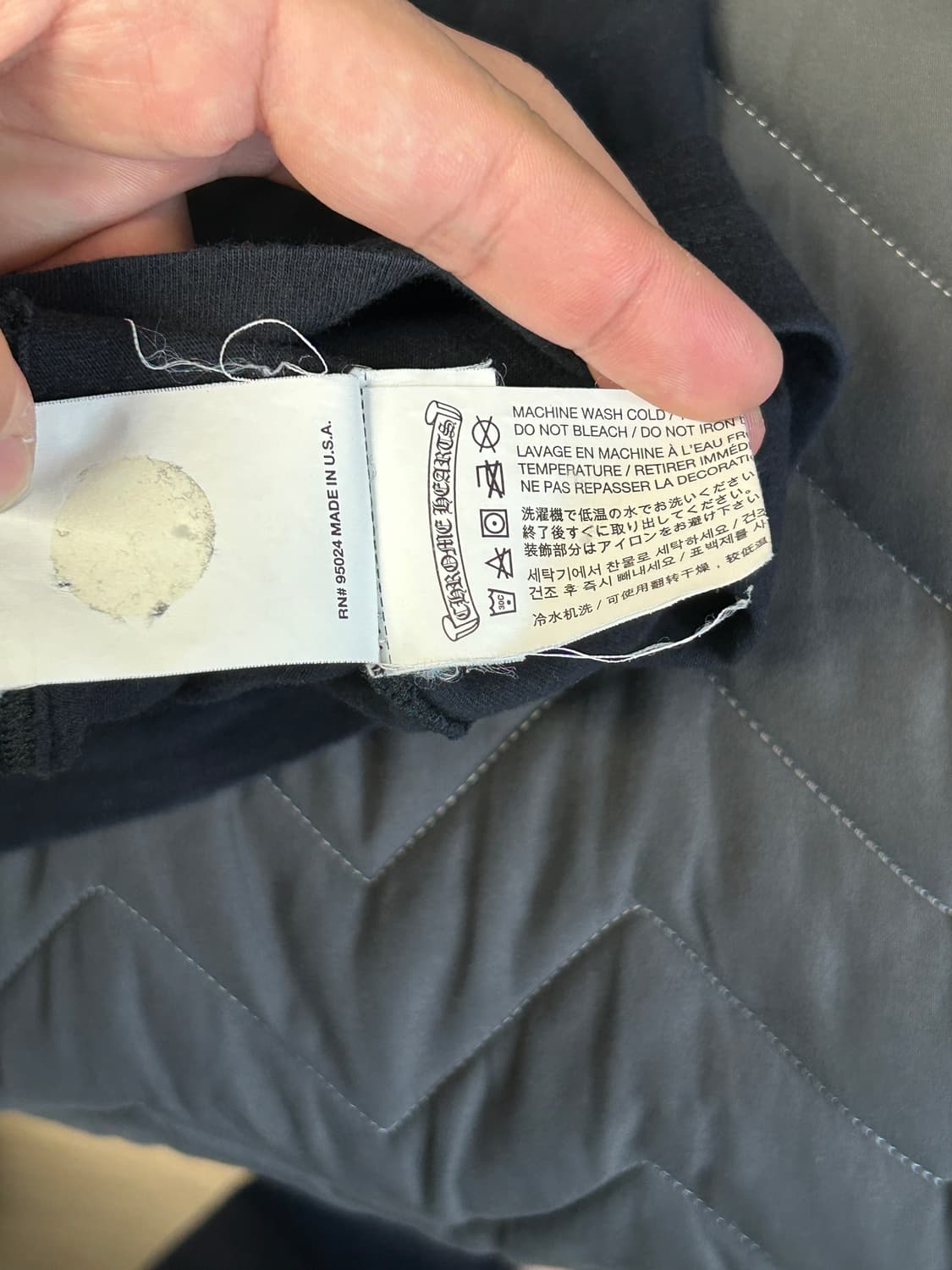 크롬하츠 T-bar 홀스슈 롱슬리브 팝니다! 상품이미지4