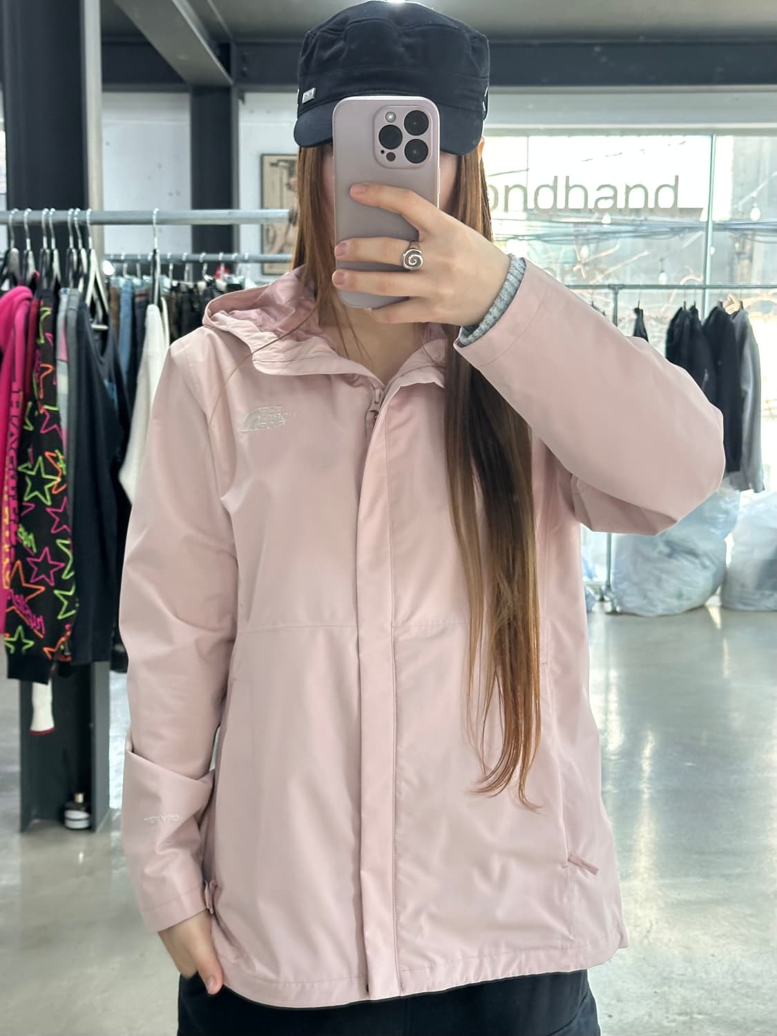 노스페이스 딸기라떼 드라이벤트 윈드브레이커 자켓 상품이미지5