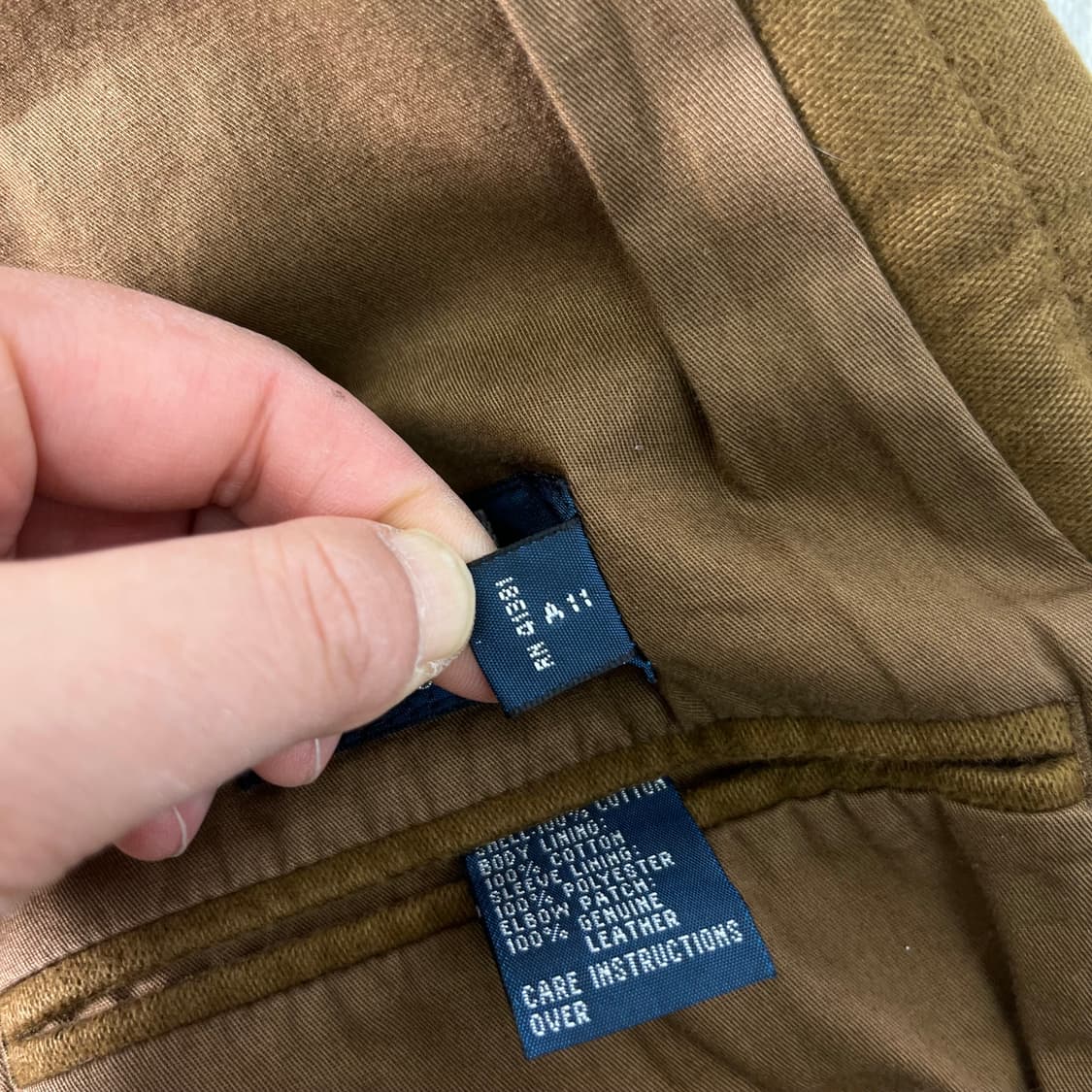 100 폴로랄프로렌 헤비 코튼 헌팅 블레이저 자켓 상품이미지9