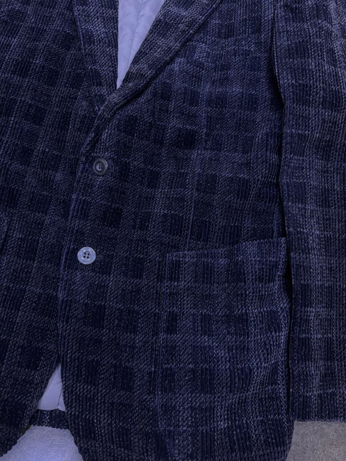 칼빈타운 80's 체크 패턴 헤비 코듀로이 스포츠자켓 블레이저 40 상품이미지5