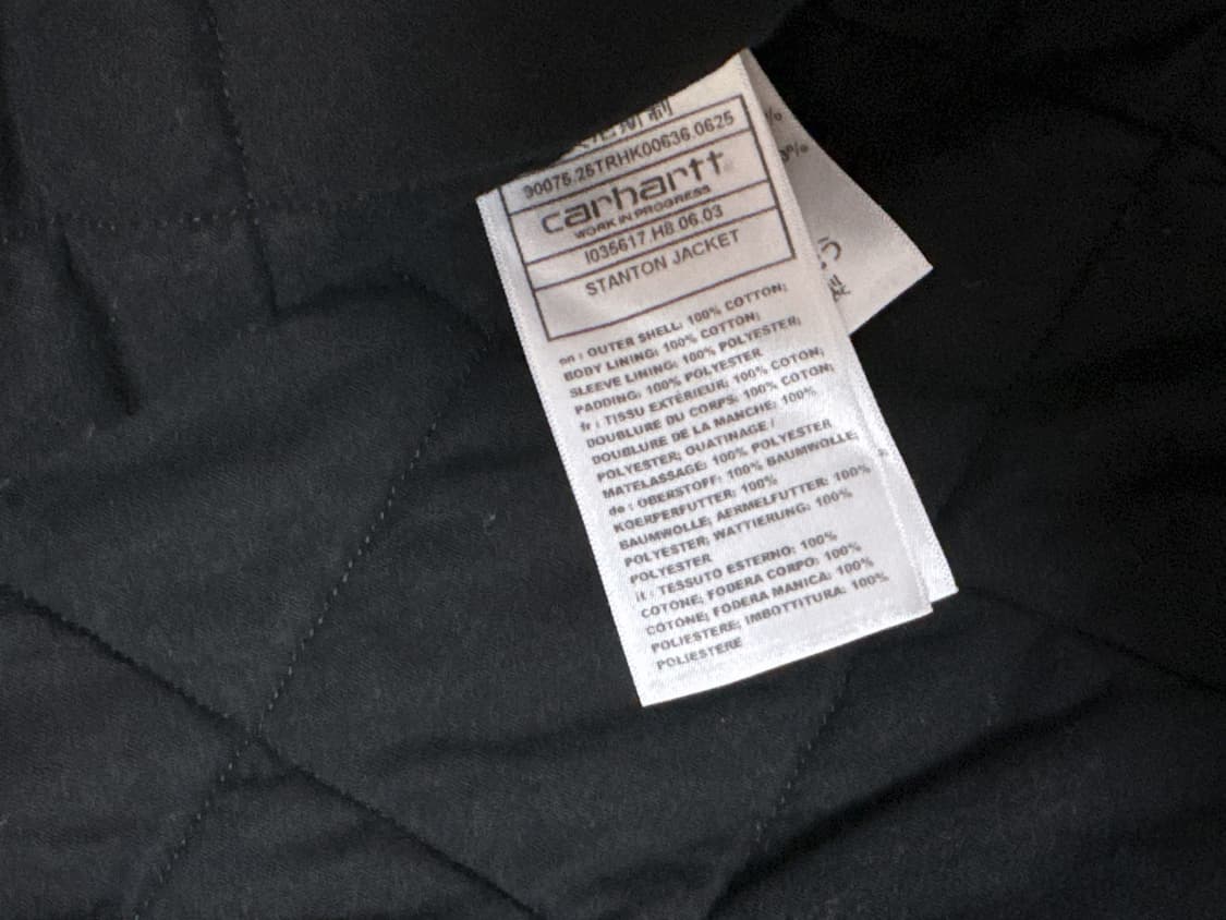 [25F/W] 신상 칼하트 스탠톤 자켓 스칼렛 워시드 (네고 가능) 상품이미지5