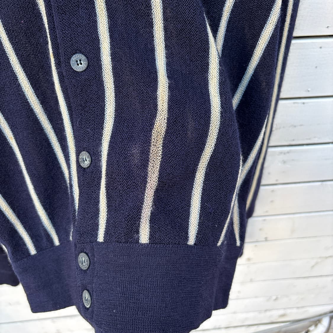 Lacoste 라코스테 스트라이프 니트 가디건 상품이미지6