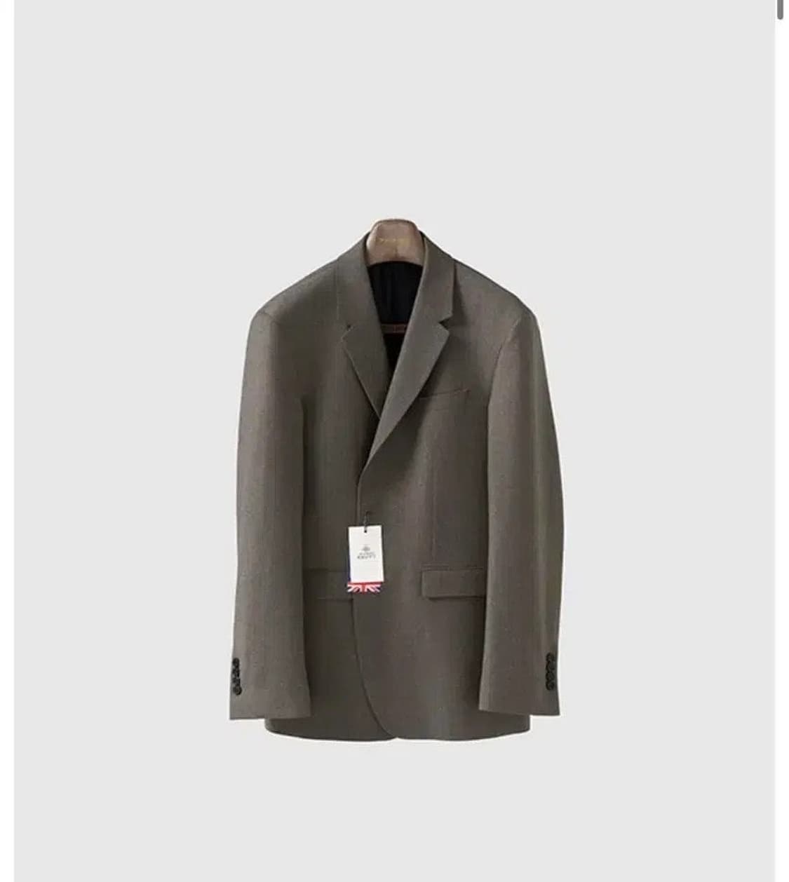 포커페이스 3roll 2버튼 자켓 그레이쉬 베이지 50사이즈 상품이미지1