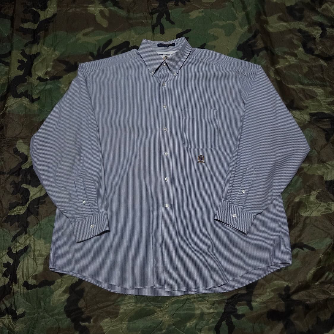 90s Vintage Tommy Hilfiger Dress Shirt 상품이미지1