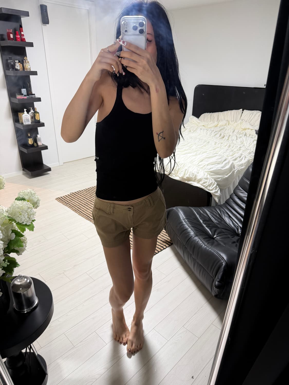 베이지 쇼츠 새상품 상품이미지1