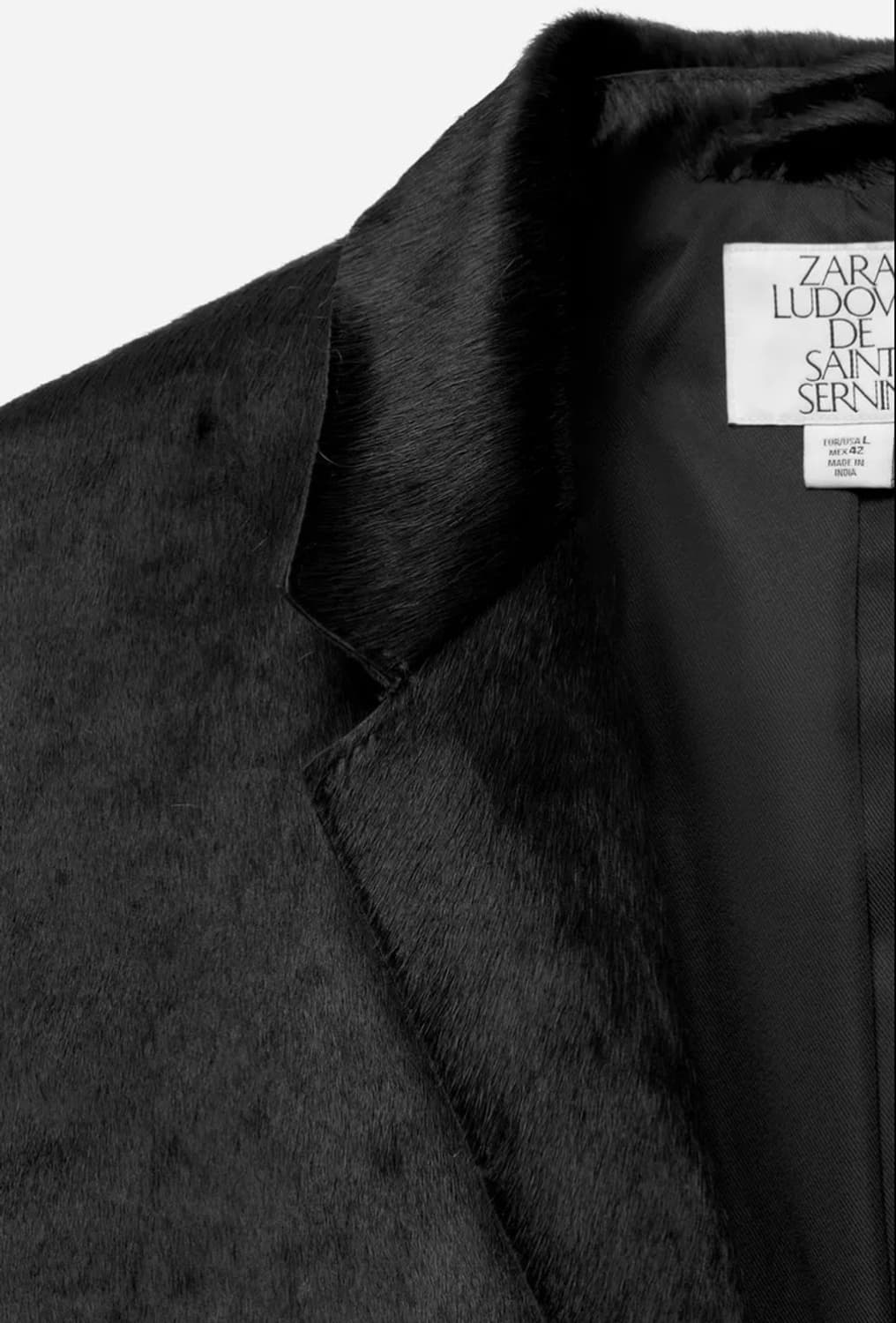 Ludovic de Saint Sernin 퍼자켓 블레이저 레더가죽 모피 상품이미지5