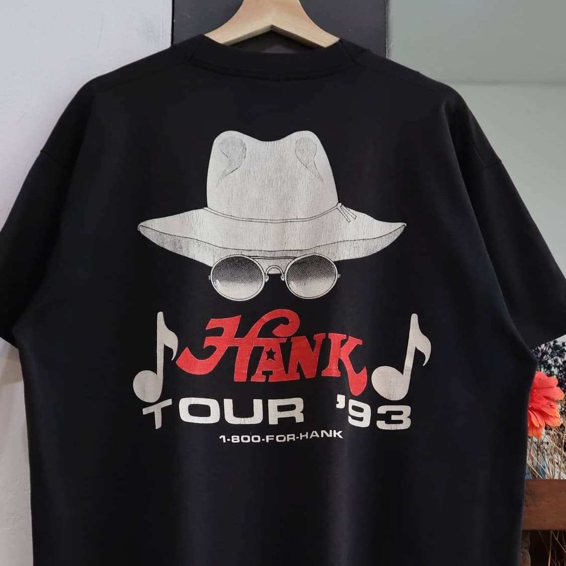 행크 윌리엄스 93s tour concert 티셔츠 상품이미지4