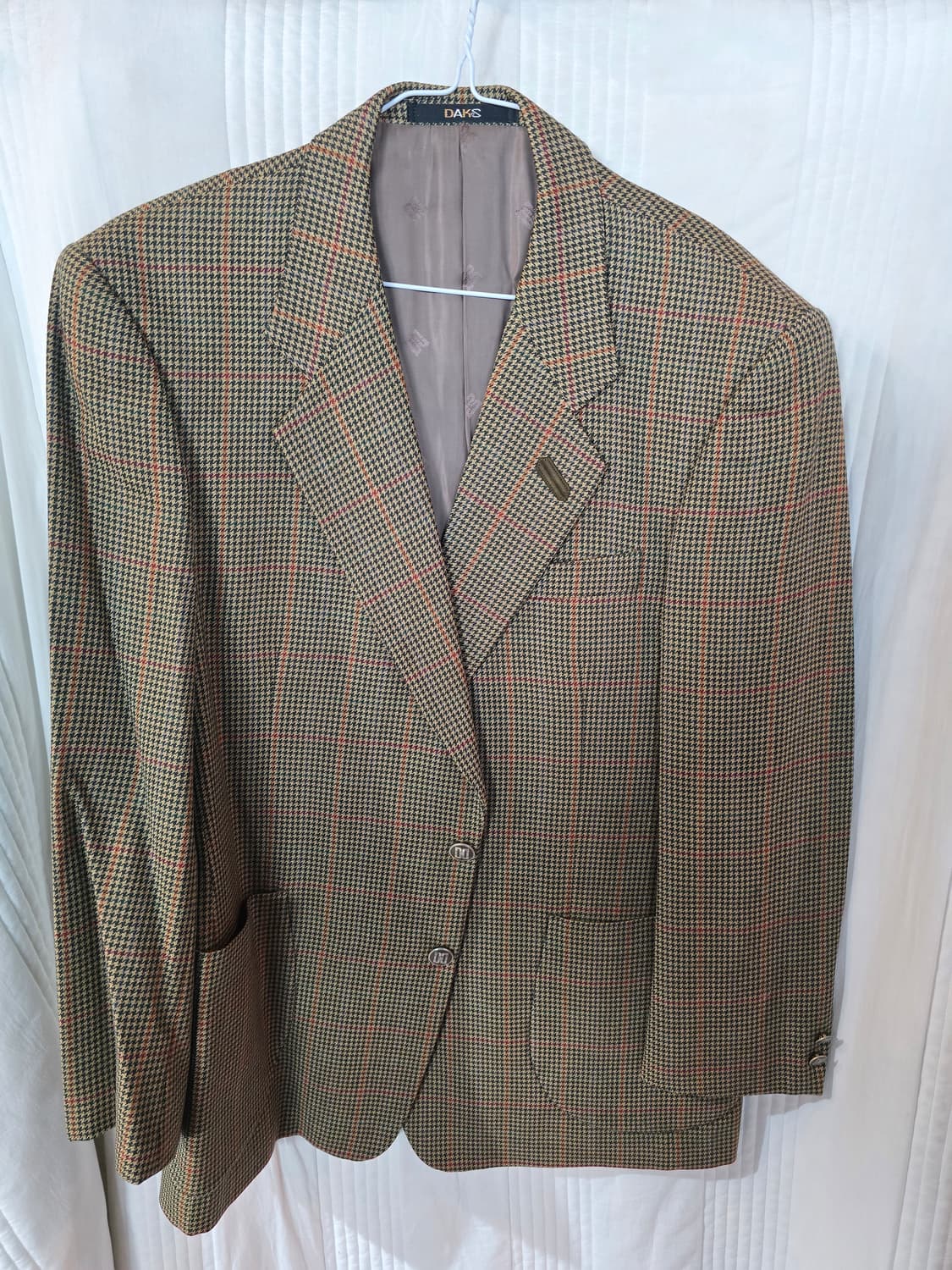 닥스 체크 패턴 오버핏 자켓 상품이미지2