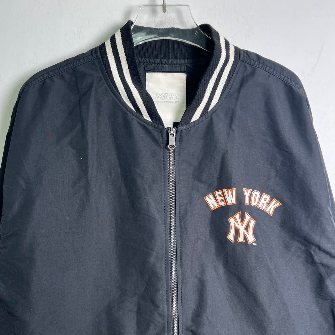 MLB 뉴욕 양키스 블랙 블루종 자켓 2XL 상품이미지4